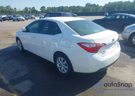 2015 Toyota Corolla Le from USA, damaged, VIN 2T1BURHE5FC442305